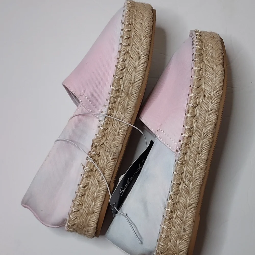 SPLENDID Multicolor Laney Pastel Tie Dye Espadrilles